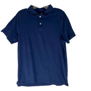 Wonder Nation Polo Shirt Boys Blue School Uniform Short Sleeve Casual XL Husky